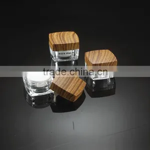 Grained Style Cosmetic Packaging Square Cream Jar thumbnail-1