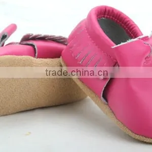 Wholesale Cheap Leather Moccasins Baby Shoes thumbnail-4