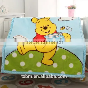 Cartoon 100% Polyester Coral Fleece Baby Blanket Baby Bedding Sets thumbnail-6