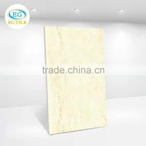 Natural Beige Navona Travertino Home Decor Polished Porcelain Wall Tile Only thumbnail-1