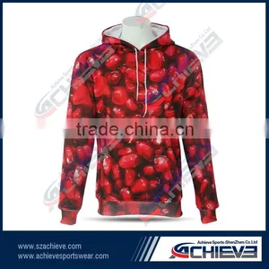 Custome Design Sublimation Long Sleeves High Quality Hoodies thumbnail-4