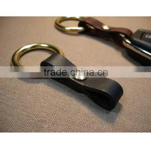 Fashion Leather Key Chain Handmade Cars Key Chain, Copper Ring Key Ring thumbnail-3