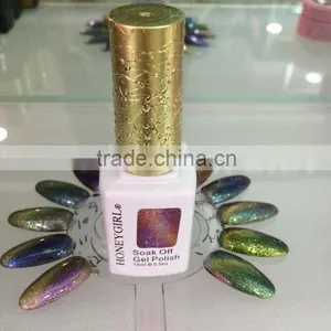 15ml Chameleon Gel Nail Polish Soak Off UV Color Gel, Salon Beauty Cat Eye Varnish thumbnail-3