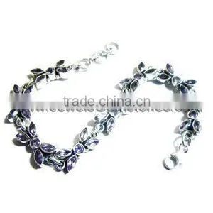 925 Silver Natural Stone Bracelets thumbnail-1