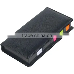 Leather Look Case Of Sticky Notes With Calendar thumbnail-1