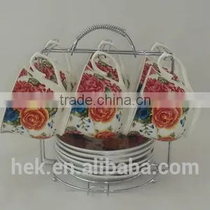 Bone China Coffee Tea Cup and Saucer Stands thumbnail-4