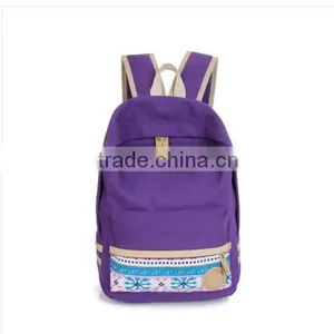 Custom Backpack Colorful Travel Casual Canvas Backpack Bag thumbnail-2