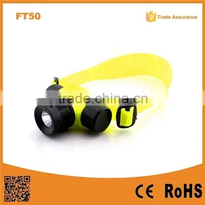 POPPAS FT50 IPX8 Waterproof Submersible Diving Lamp Headlamp For Underwater Lightin thumbnail-1