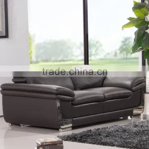 Wholesale Leather Trend Sectional Sofa Black Quality Choice thumbnail-4