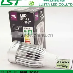 LED COB Spotlight, Anti-glare Lens Design, 90-100lm/W, 3 Years Warranty,7W12V 50W Halogen Replacement LED GU10 thumbnail-1