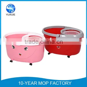 Hot Selling Spin Mop no Pedal With Smiling Face thumbnail-1
