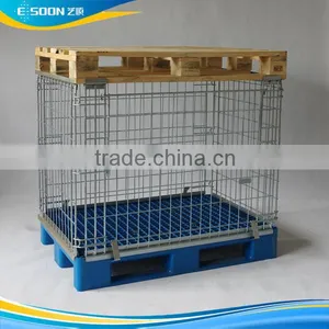 Heavy Duty Nesting Warehouse Pallet Wire Storage Container thumbnail-3