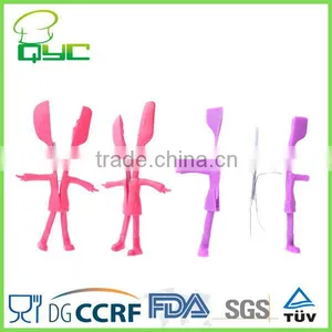 Popular High Quality Plastic Handle Silicone Butter Spatula thumbnail-3