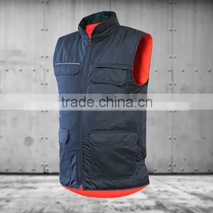ANSI/ISEA 107/ EN 20471 Hi-vis Reversible Body Warmer Vest thumbnail-1