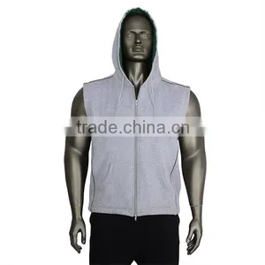 Boys Plain Sleeveless Hoodies With Low MOQ thumbnail-1