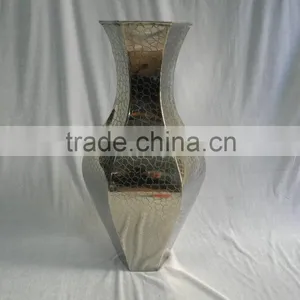 Large Metal Floor Vases thumbnail-1