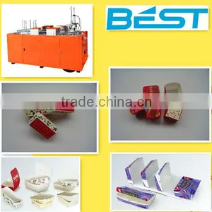 Disposable Lunch Box Machine , Paper Meal Box Forming Machine thumbnail-1