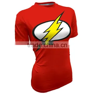 Wholesale Fashionable Sublimation T-shirts for Women Custom Gym T-shirt Printing Tights T-shirts Womens Sportwear thumbnail-2