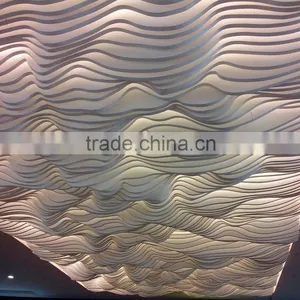CNC Carving Stone Decorations on the Surface of Artificial Transparent Stone Panel thumbnail-2