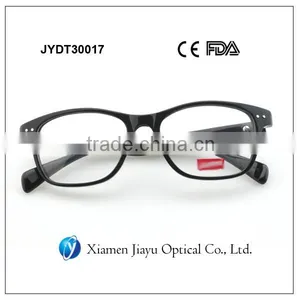 Black Round Hot Selling Acetate Reading Glasses thumbnail-2