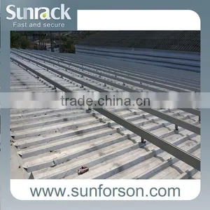 Tin Roof pv Panel Bracket for Home Use thumbnail-3