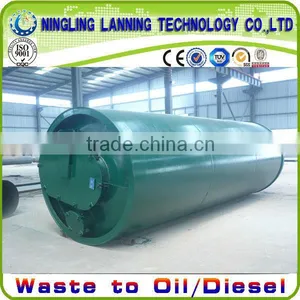 Used Tire Pyrolysis to Crude Oil Equipment With 35~60% High Oil Yield thumbnail-1