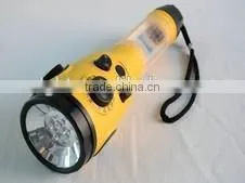 Hand Crank Flashlgiht Portable Torch Rechargeable Radio thumbnail-2