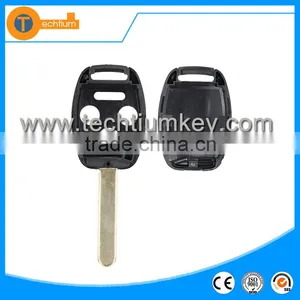 High Quality Car Keys for 3+1 Button Remote Key Blank for Key Cover Case Without Key Fobs With Chip Groove for Honda Fit thumbnail-2