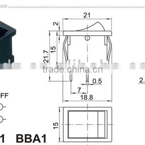 6a Rocker Switch 250v,home Appliance Rocker Switch,2 Speed Hair Dryer Rocker Switch thumbnail-4