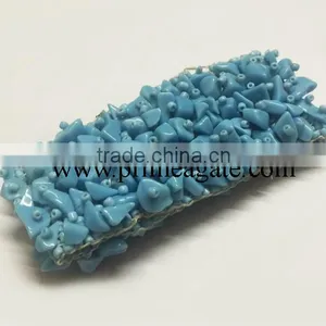 Turquoise Elastic Band Bracelet | A Grade Good Quality Gemstone Bracelet | Agate New Jewelry 2016 Bracelets thumbnail-1