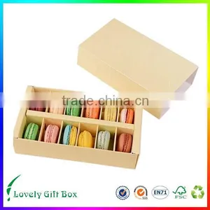 Paper Food Grade Cardboard Macaron Box thumbnail-1