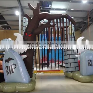 Outdoor Halloween Decorative Arches/ Inflatable Graveyard Archway thumbnail-1