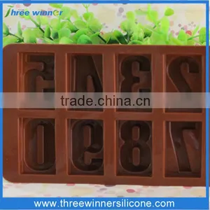 New Design Cholocate Silicone Cake Mould Number Cake Moulds thumbnail-2