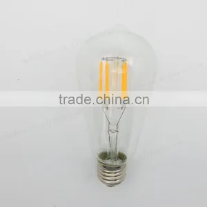 Hot Sell Vintage Clear Glass Led A19/ST58/G125/ST64 4W Led Filament Light Bulb E26 E27 B22 Led Lamp thumbnail-5