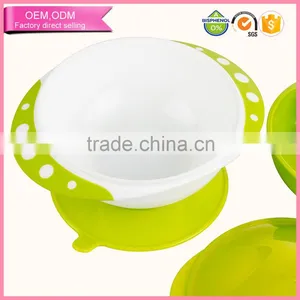 BPA Free Non-toxic Silicone Sucker Kids Plastic Bowl thumbnail-1