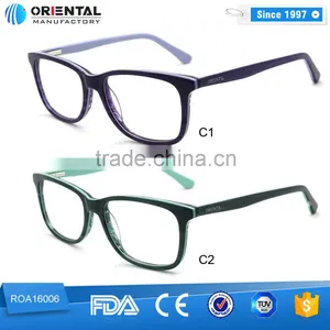 Textured Acetate Glasses Pure Color in Middle Commercial Eyewear Frame thumbnail-2