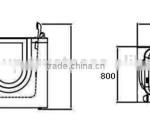 Bath for Invalids and the Elderly /seat Bath for Elderly People/ Sitting Bath for Special People thumbnail-4