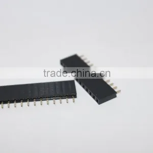 2.54mm Single Row Straight Female Header 12 Pin thumbnail-5
