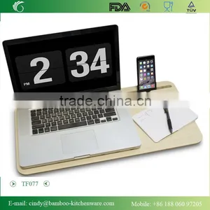 Slate 2..0 With Desk Space--The Bamboo Mobile Lap Desk on Leg for 11'' to 13'' thumbnail-1