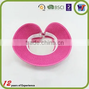 Wholesale Custom Waterproof Sun Visor Cap Short Plaid Visor Caps thumbnail-2