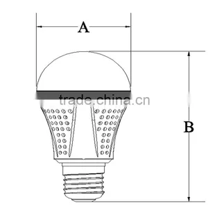 Plastic Led Bulb 12V Led Bulb Lights Led Bulb Lamp 5w 7w 10w thumbnail-3