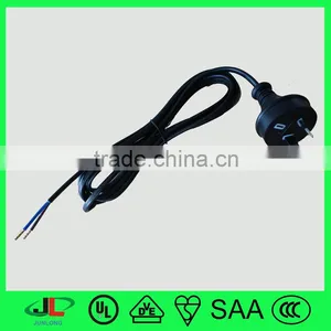 SAA Pure Copper Lead Electrical Cord, Australia Flat Lamp Cord, Australian Copper Power Cord With 2 Pin Plug and Switch thumbnail-1