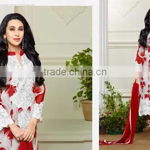 PINK NET SALWAR SUIT thumbnail-6