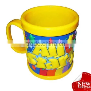 Custom Promotion Cheap Soft Pvc Colorful 3d Mugs thumbnail-1
