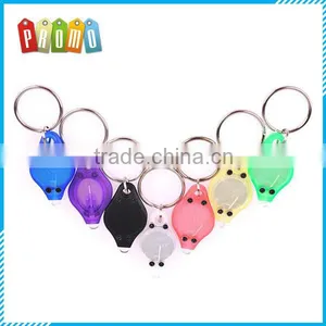 UV Purple Light LED Flashlight Keychain for Money Detector thumbnail-1