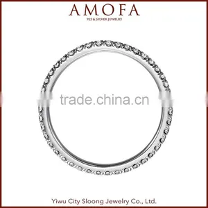 Korean Style Latest Design Silver Wedding Ring thumbnail-2