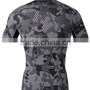 OEM Men's Short Sleeve Training Athletic T-shirt Sportwear Tops thumbnail-2