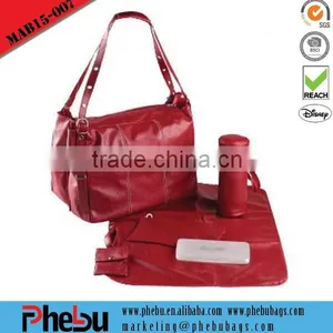 2015 Leather Diaper Baby Bag Set(MAB15-007) thumbnail-1
