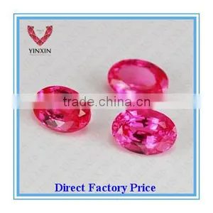 Oval #3 Synthetic Ruby Corundum thumbnail-1