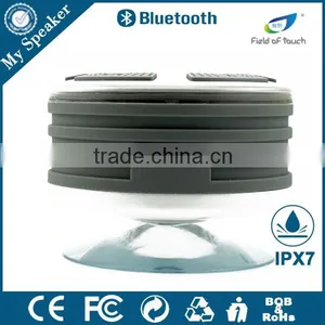 My Speaker F013 White With Grey Shower Radio,waterproof Floating Speaker,LED Bluetooth Speaker thumbnail-5